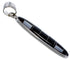 Black Jade And Mother Of Pearl Inlay Silver Slide Pendant NS42686